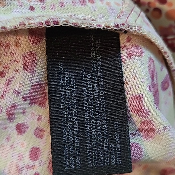 MIXIT Geometric Paisley Asymmetrical Midi Maxi Halter Dress Sz 8 Vintage Y2K - Picture 11 of 15